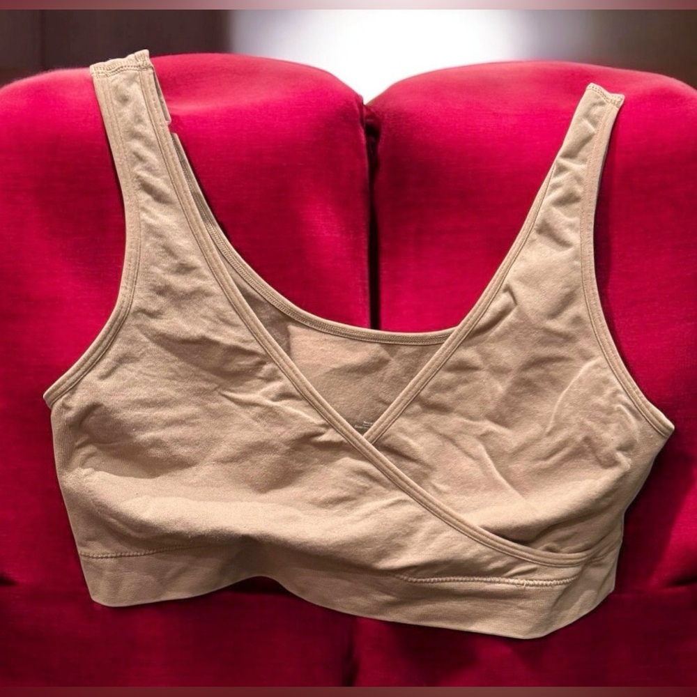 Auden nursing Tan Wrap bra XL